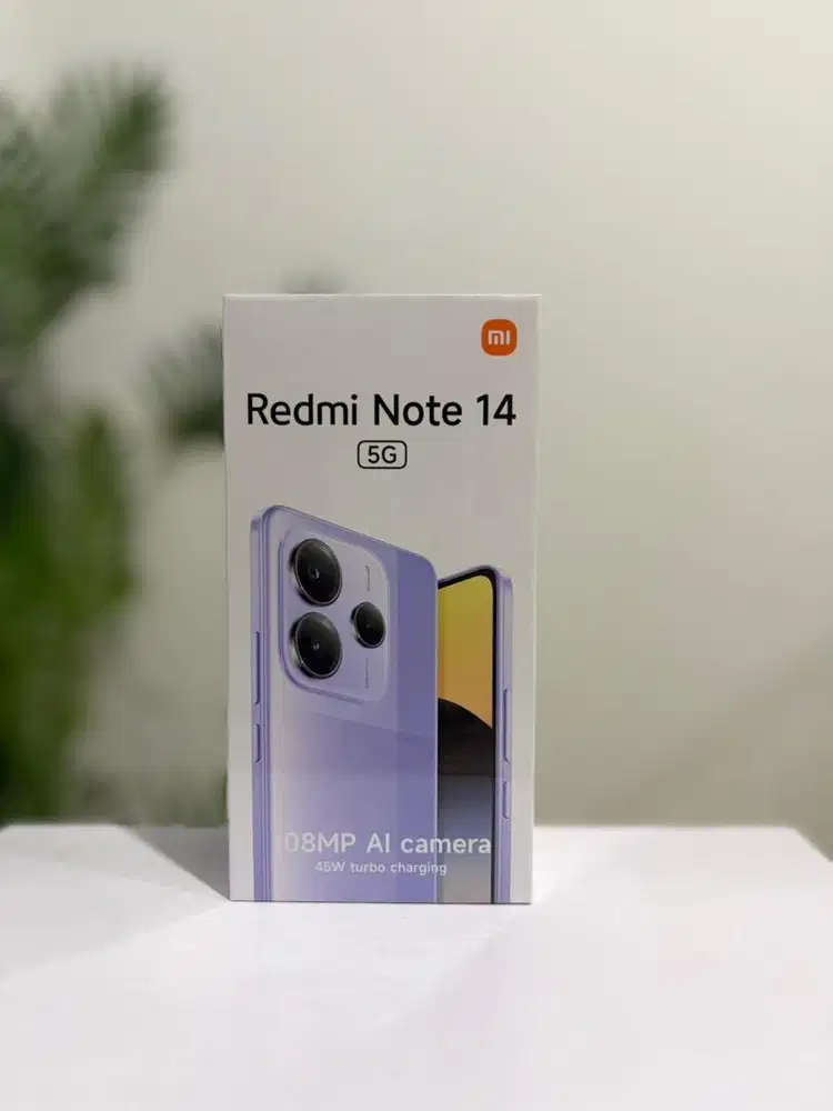Redmi NOTE 14 5G 8/256gb Hitam New Resmi