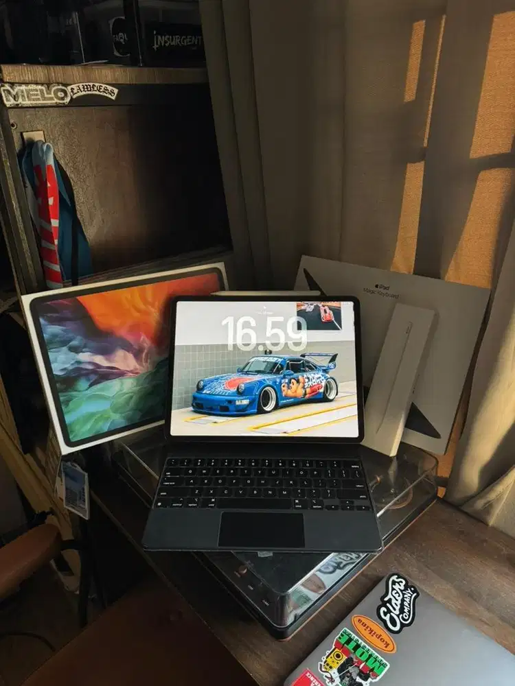 ipad pro 12.9 gen 4 256gb wifi + celluler ibox sepaket