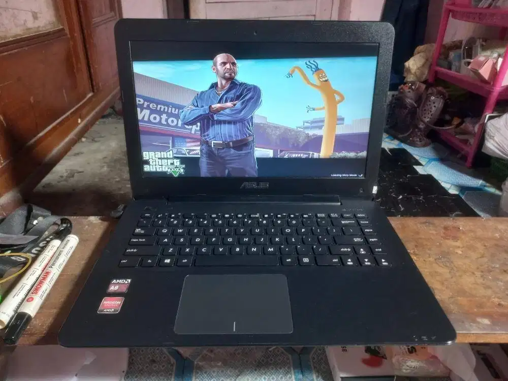 ASUS X455Y AMD A8 (i5) DUALVGA RAM 12 GB SSD+HDD FULLGAMING