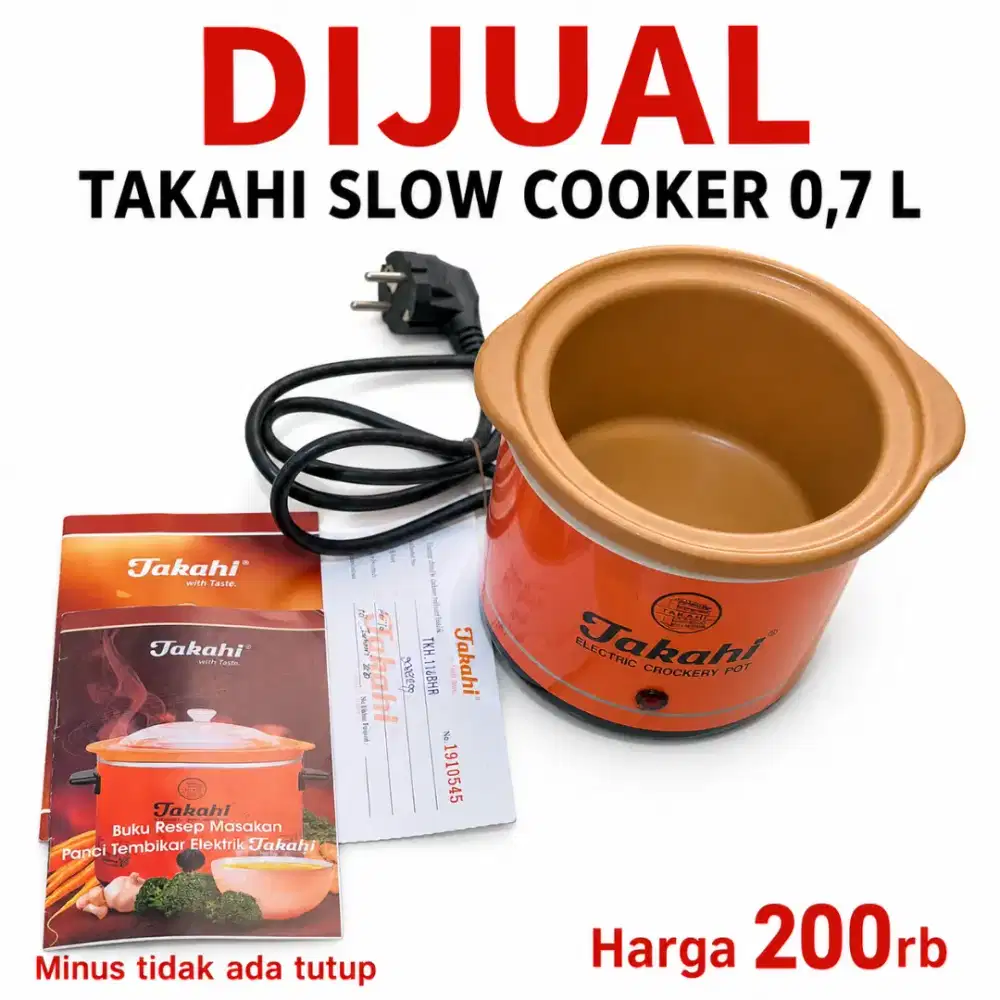 SLOW COOKER TAKAHI MURAH