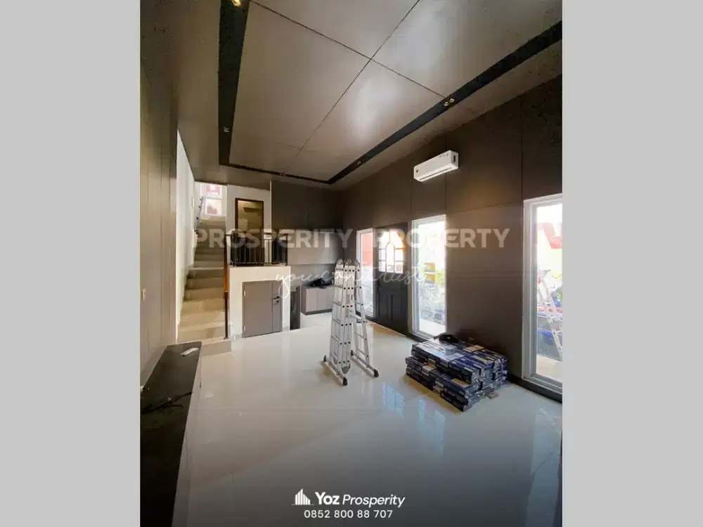 Rumah Baru Renovasi Full Interior Modern & Full Furnished Cluster Omaha Village Gading Serpong Selangkah ke Pusat Kuliner Kawasan Pisa Grande