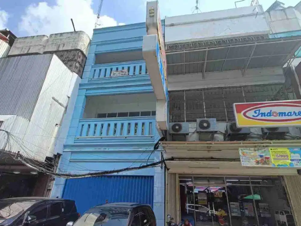 Ruko 4 Lantai Komersil Ex indomaret Cocok buat Usaha Pasar Baru Jakarta Pusat