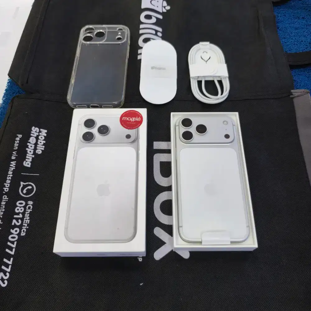 Iphone 17 Pro Max 256gb  Pakai 3 Bln 99,9% like new BH 100%  Cc 125