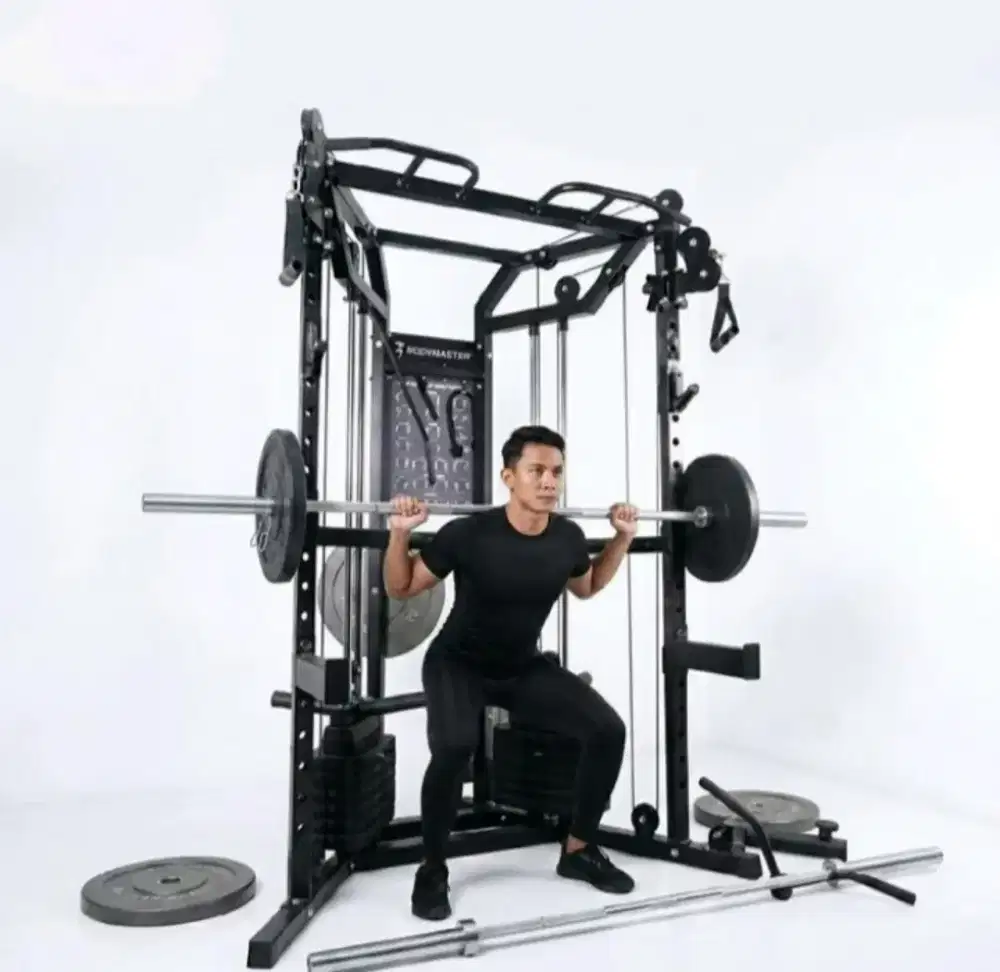 SQUAT RACK BM-5009/ALAT ANGAKAT BEBAN /MULTIFUNGSI