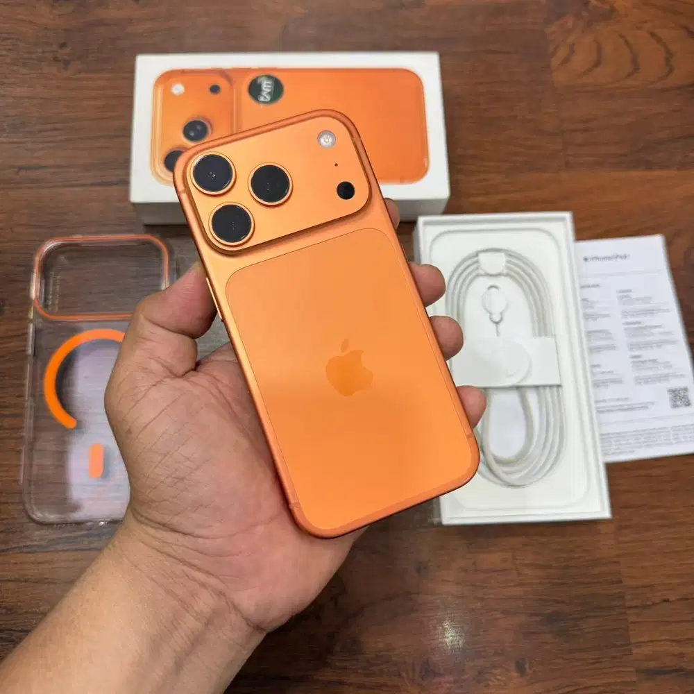 iphone 17 pro 256gb cosmic orange resmi ibox