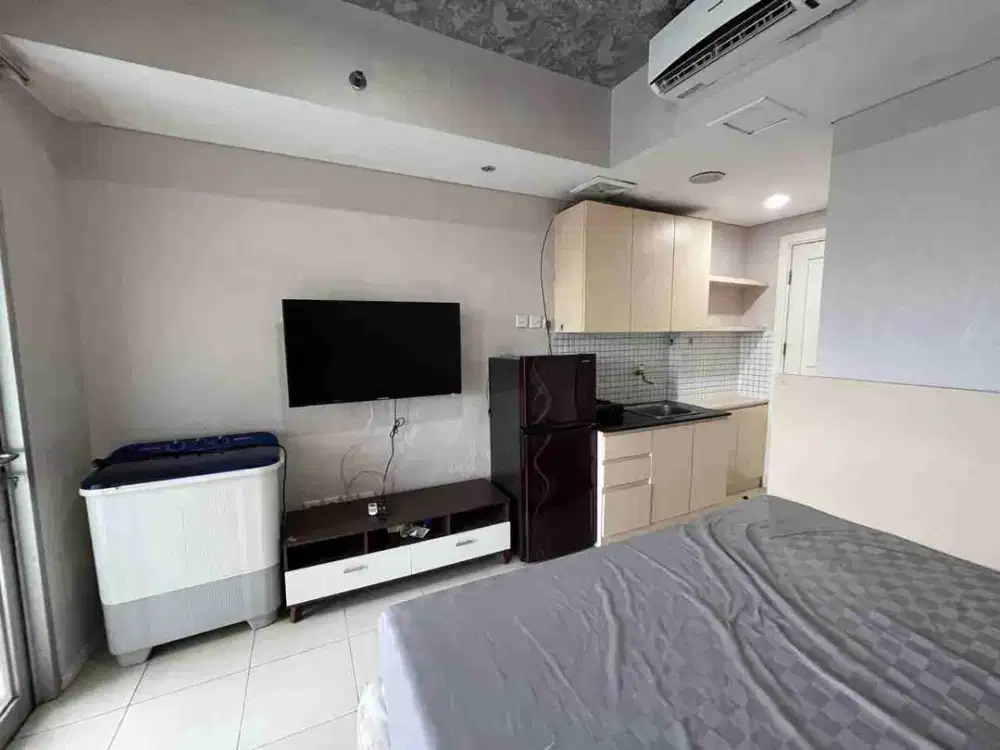 Di Sewakan apartemen green lake sunter tower 2 ukuran Studio full furnish lantai favorite view kolam renang