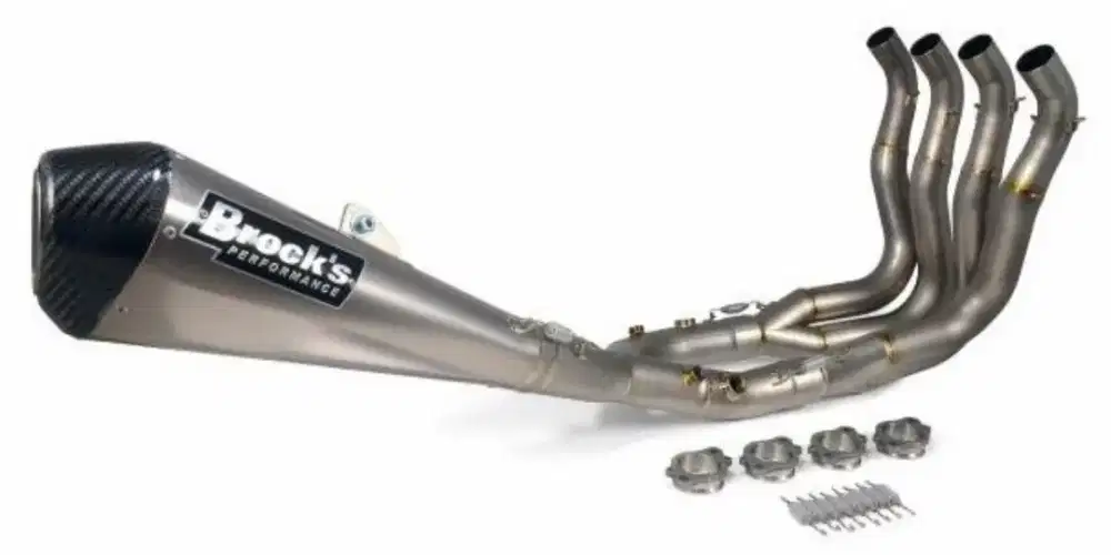 Knalpot ZX14R Brocks CT Megaphone Full System 4-2-1 Mufler Exhaust