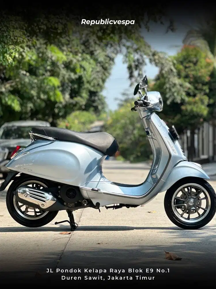 PIAGGIO VESPA PRIMAVERA S150 IGET ABS FACELIFT TH 2021 WARNA GREY DELI