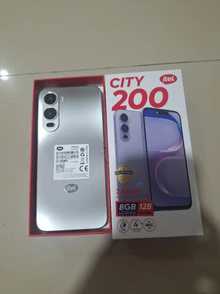 Itel City 200 Ram 4+4/128gb