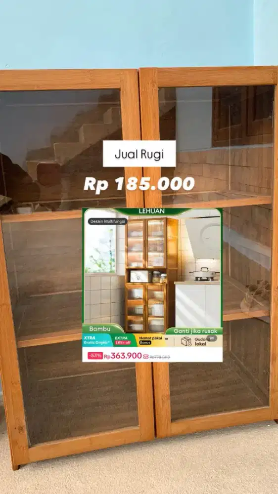 Lemari Bambu Serbaguna