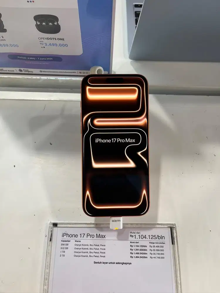 Iphone 17 Pro Max, Kredit bunga ringan hingga 0%, Free angsuran 1-2x
