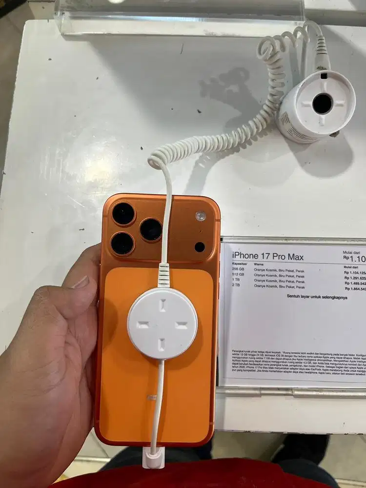 Iphone 17 Pro Max, Kredit bunga ringan hingga 0%, Free angsuran 1-2x