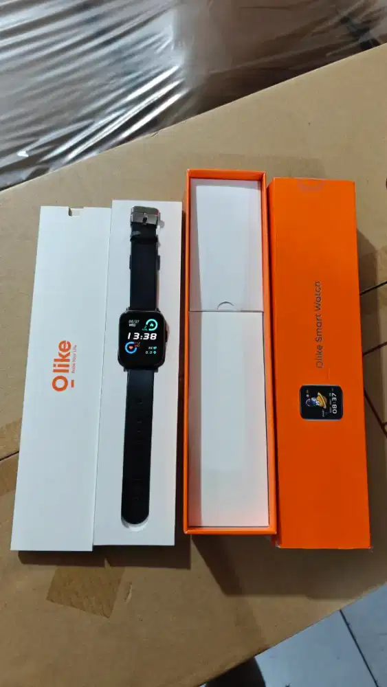 smartwatch olike ow w4, fullset, batere awet