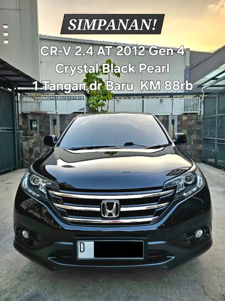 CRV 2.4 AT 2012/2013 Gen 4 KM 88rb 1 Tangan dr BARU