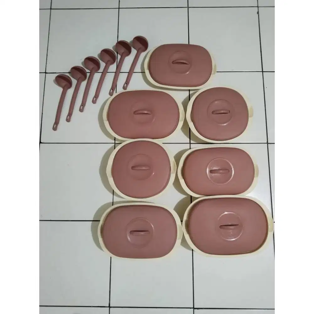 greenleaf verona set of 7 wadah saji tempat makanan preloved