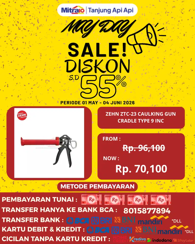 ZEHN ZTC-23 CAULKING GUN CRADLE TYPE 9 INC
