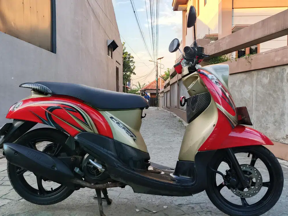 Yamaha Fino 2013 stater tokcer halus mulus terawat