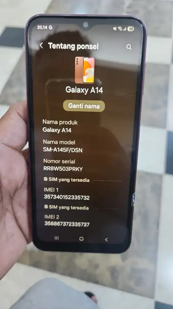 Samsung A14 6/128 dus only