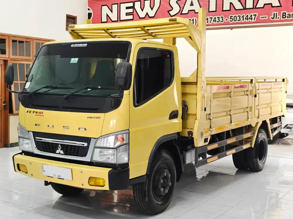 FulOri Mitsubishi Canter 2023 Truk 6 Roda FE 74 HD Speed Bak Besi 2022
