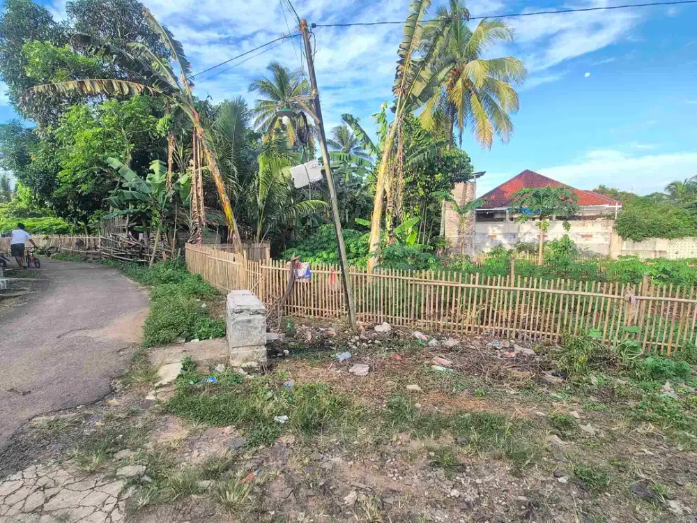 Tanah kavling pinggir jalan punya 3 muka bisa buat usaha
