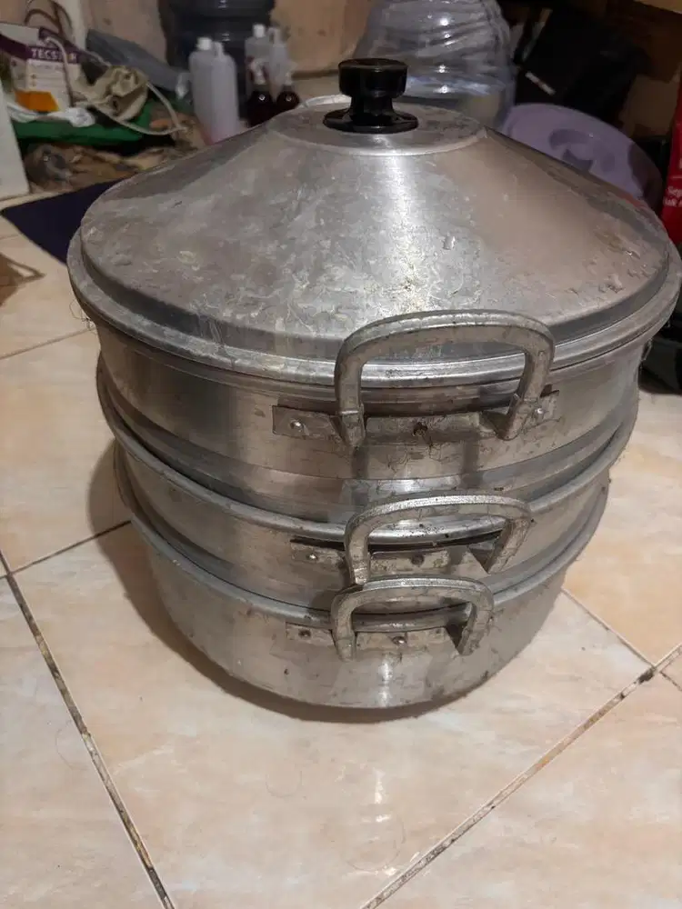 Langseng / Panci Kukusan Aluminium Maspion Jawa (Bisa Nego)