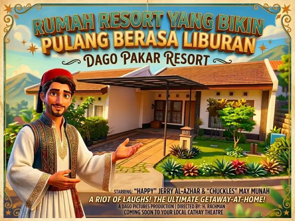 DIJUAL RUMAH DI RESORT DAGO PAKAR, DAGO PAKAR, DAGO, BANDUNG KOTA.