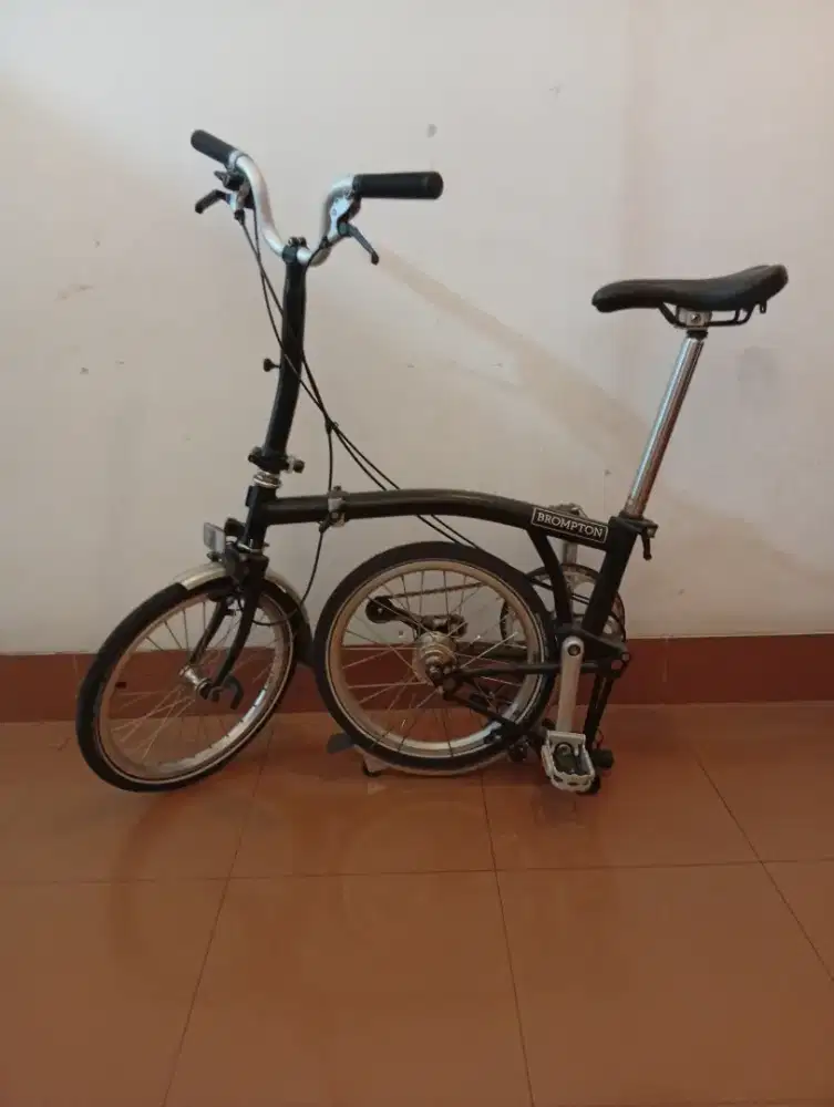 Brompton ML3 Black Edition, belum pernah dipake dari beli