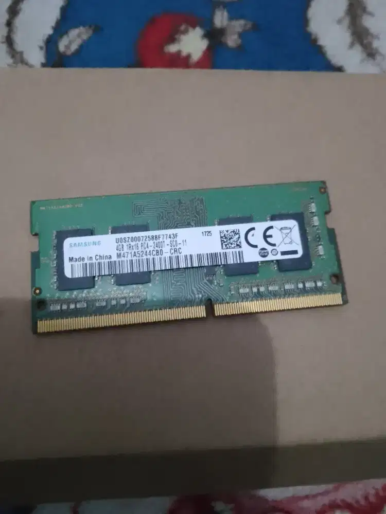 Samsung memory ram 4GB DDR4 2400Mhz sodimm