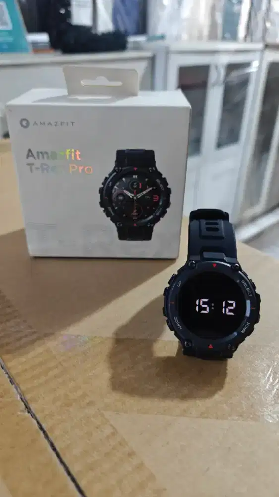 smartwatch amazfit t rex pro, fullset