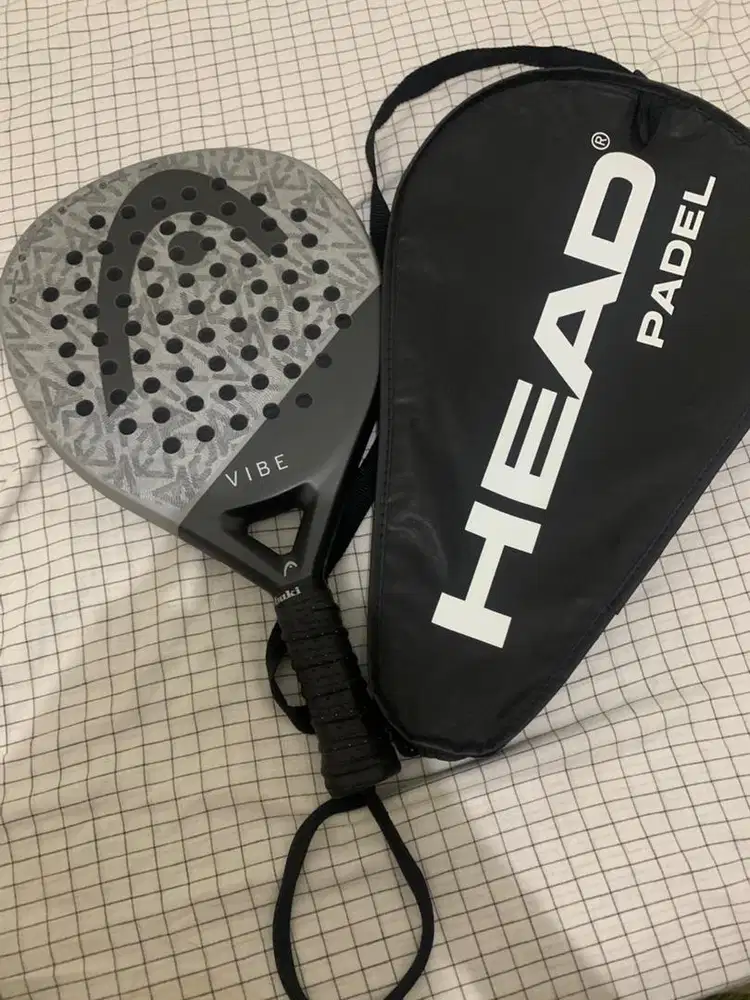 Dijual Raket Padel HEAD VIBE 2025 Gray Black - Free Cover Bag Original