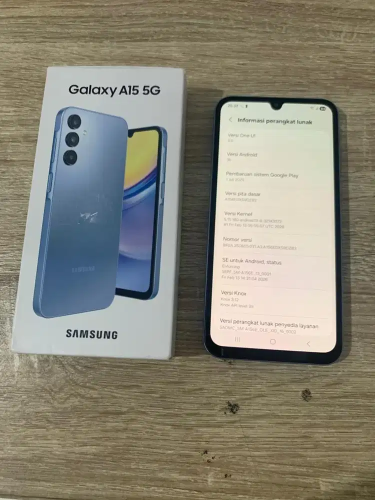 Samsung A15 5G 8/256gb fullset ex garansi resmi normal