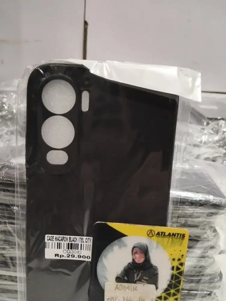 CASE MACARON BLACK ITEL CITY 200 | ATLANTIS DAHSYAT