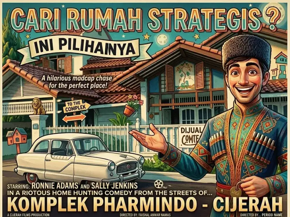 DIJUAL RUMAH DI PHARMINDO, CIJERAH, MELONG, CIMAHI SELATAN.