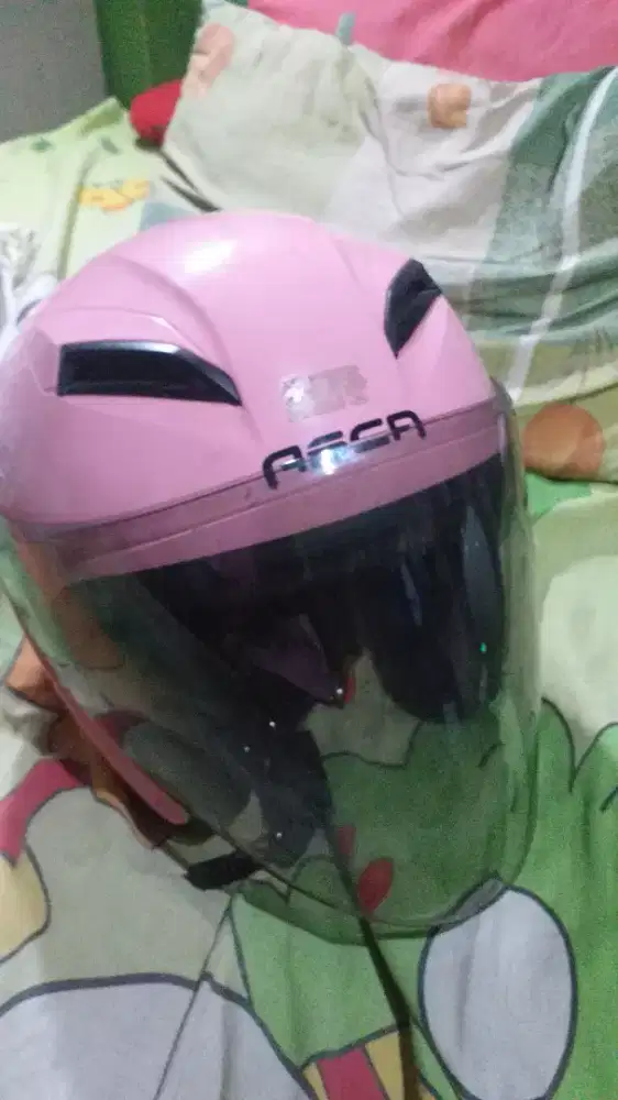 Helm Asca X5 solid pink pastel