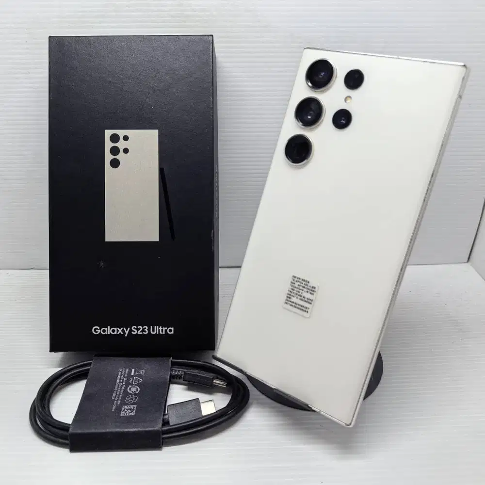 MULUS !  FULLSET SAMSUNG GALAXY S23 ULTRA 5G 12/512 SEIN RESMI  CREAM