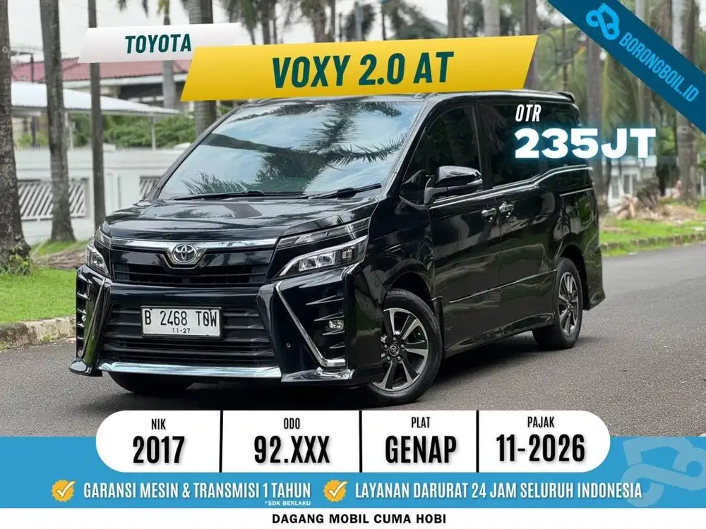 TERMURAH!!VOXY 2.0 AT 2017 SIAP PAKAI
