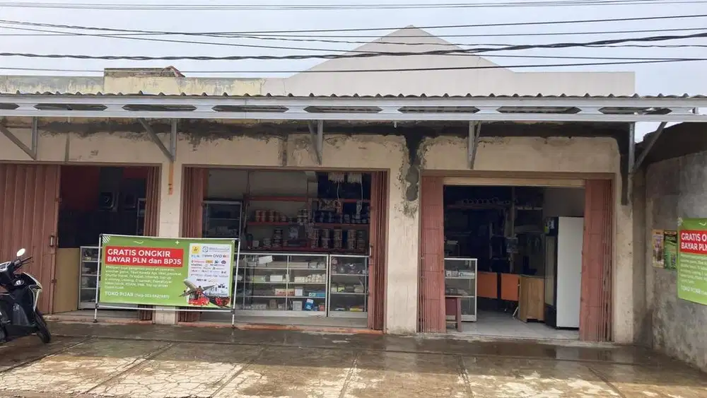 Dijual Cepat: Toko Bangunan / Rumah Operasional Siap Pakai Tanimulya