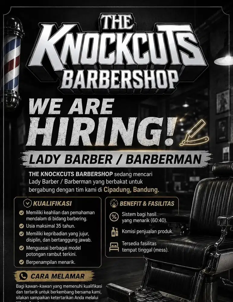 Lowongan Capster Barbershop