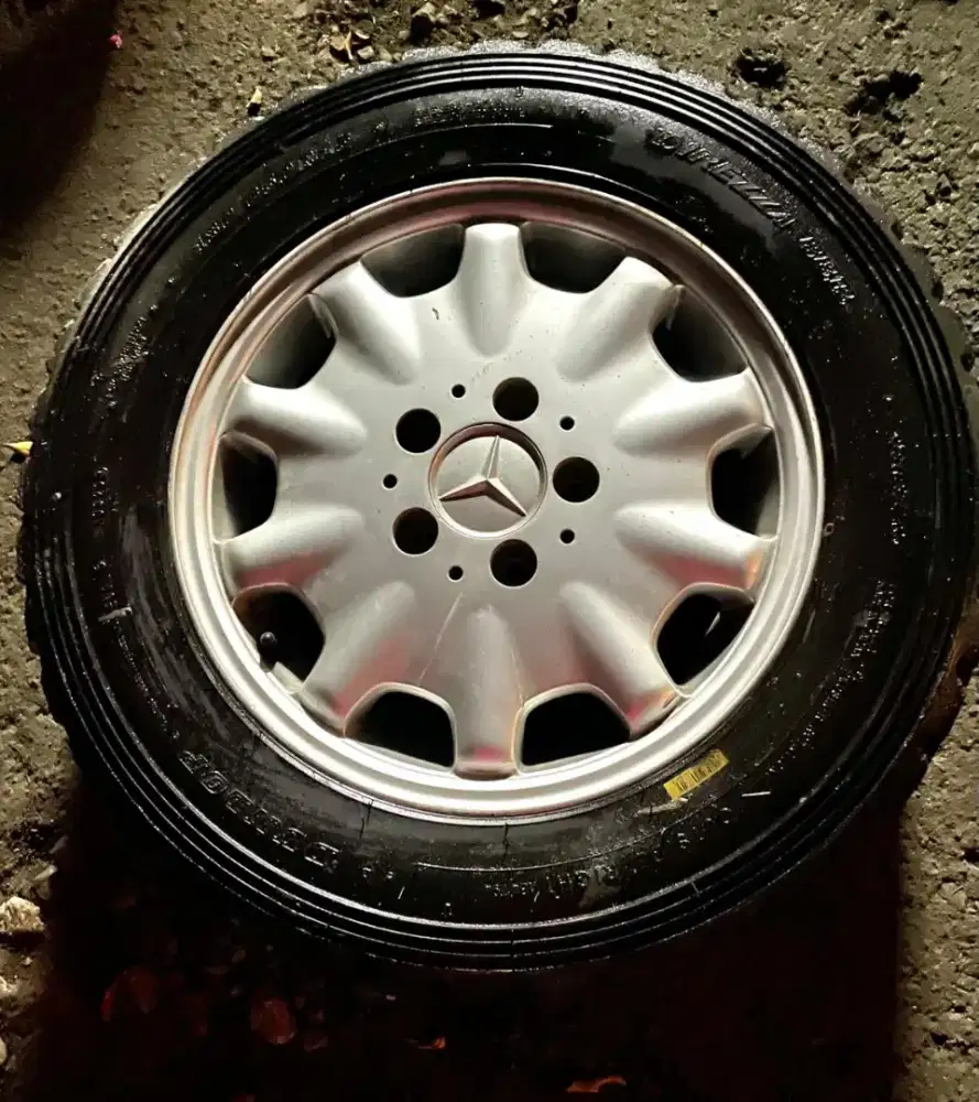 JUAL 4 pcs VELG TEN HOLES PCD 5 x 112 BAN RALLY RING 15 MERK DUNLOP