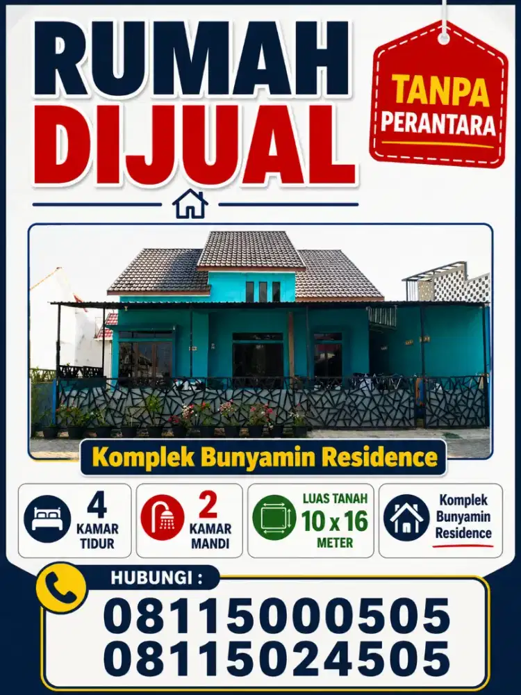 Jual Rumah Mewah di Bunyamin Residence