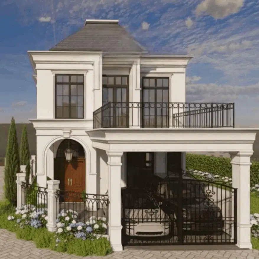 Rumah Baru American Classic (On-Progres) Di Komplek Deplu Pondok Aren