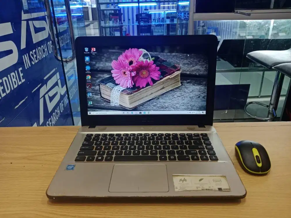 LAPTOP KULIAH ASUS X441N INTEL CELERON RAM 2GB HDD 500GB SIAP PAKAI