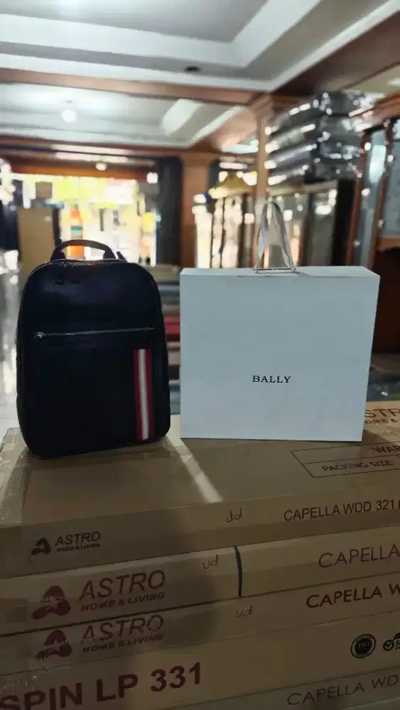 tas backpack bally, preloved, good condition