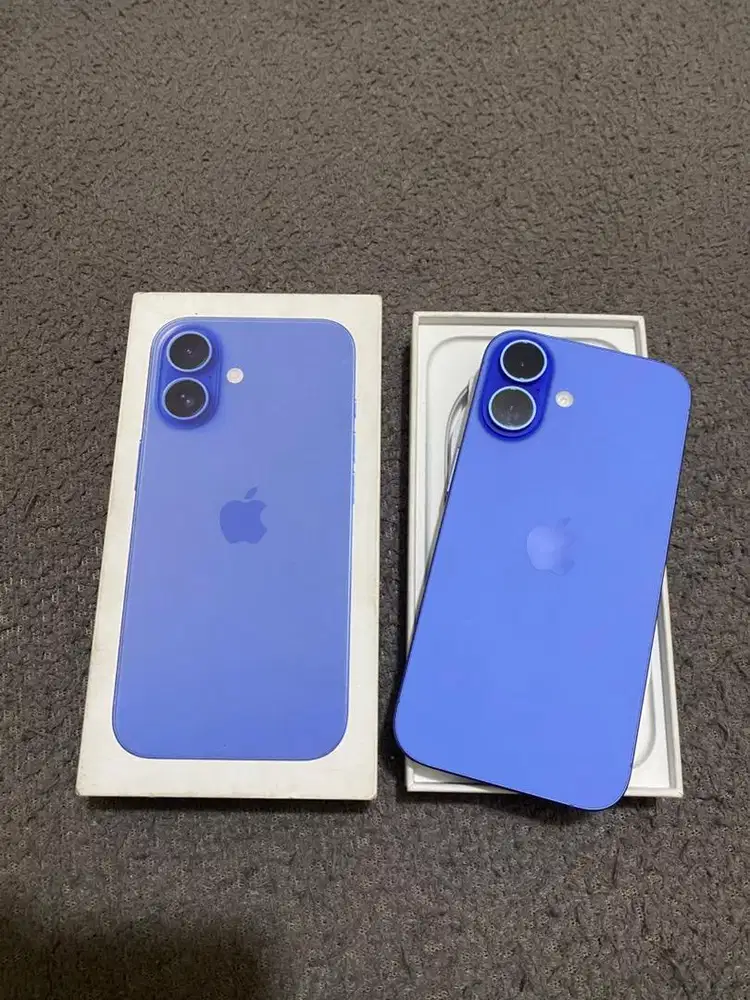 Iphone 16 128 GB iBox Ultramarine Garansi On Februari 2027