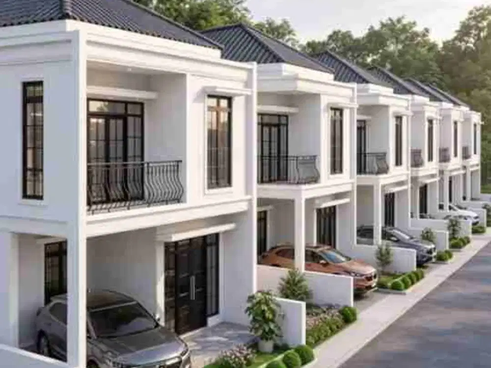 Town House 2 Lantai Modern, harga best price 385 juta cash.