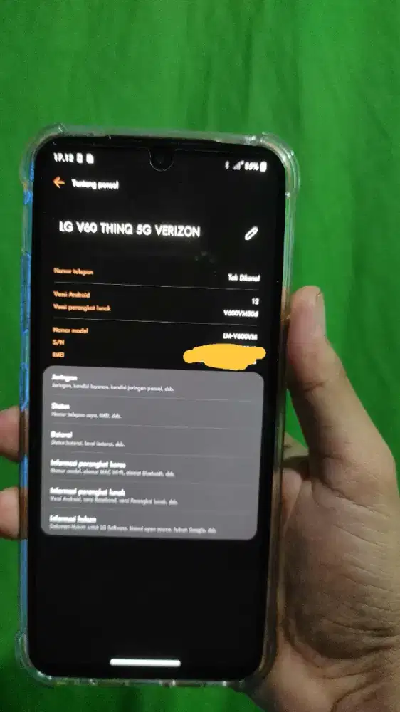 LG V60 VERIZON 128GB MULUS
