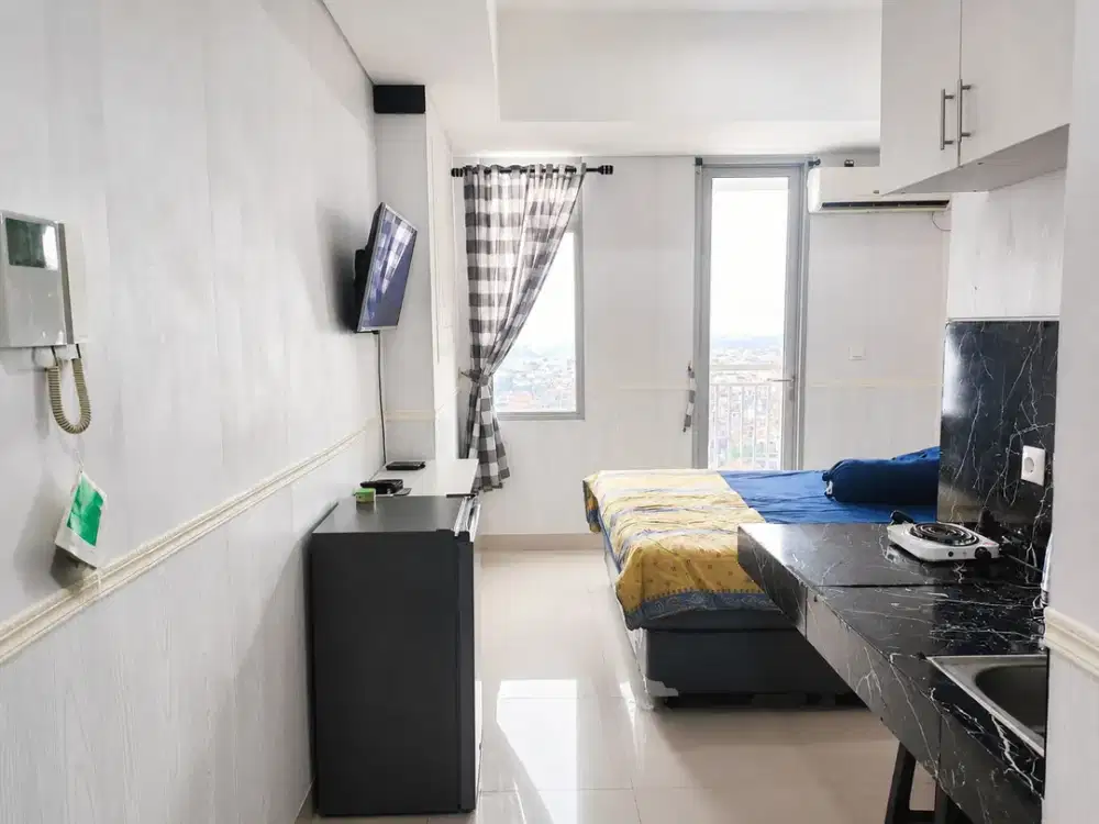 Disewakan Bulanan Hemat Studio Furnish Pesona Square Marrakech Suites Margonda