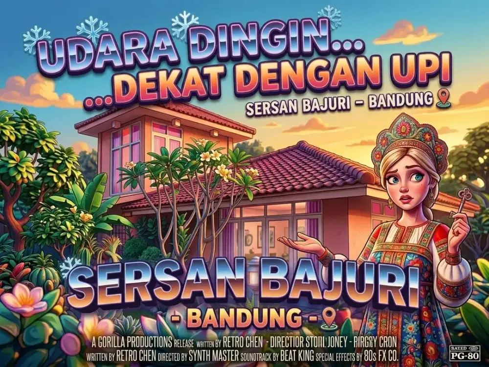 DIJUAL RUMAH DI SERSAN BAJURI, SETIABUDI, LEDENG, BANDUNG UTARA.