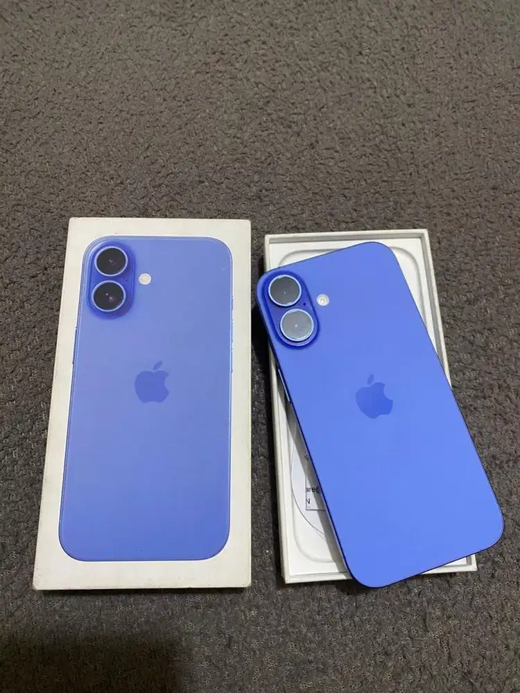 Di jual Iphone 16 128 GB iBox Ultramarine Garansi On Februari 2027