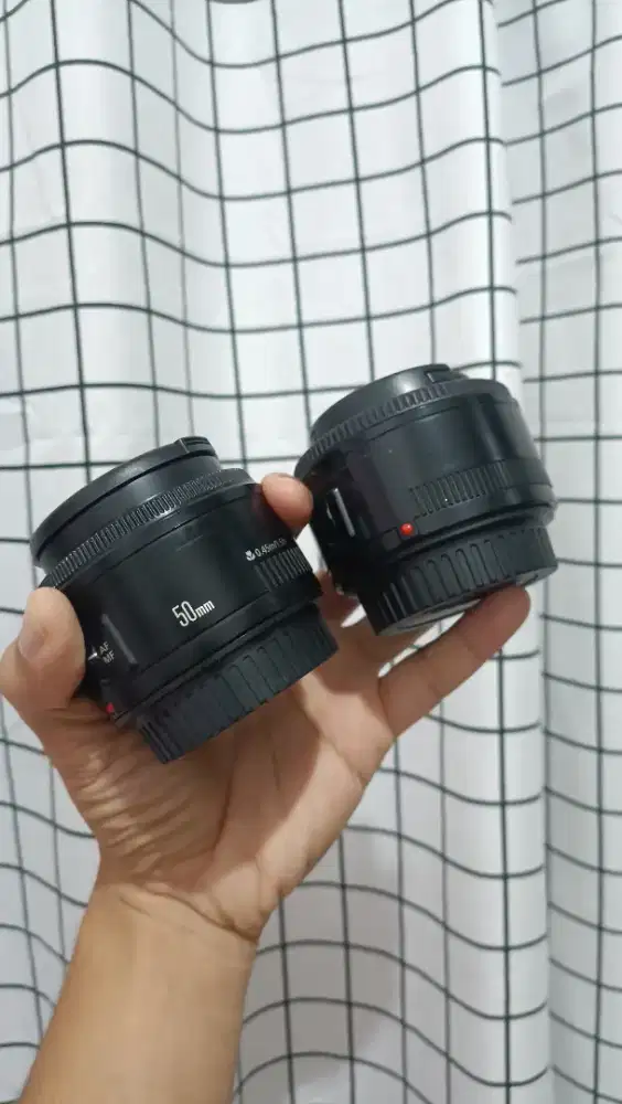 LENSA Fix Canon 50mm f1.8 II dan Yongnuo 50mm f1.8